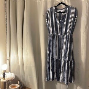 Casual Stripped Summer Dress from Time and Tru